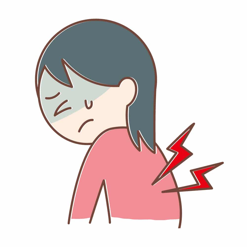背中の張り